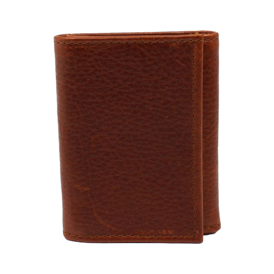3D Men's Pebbled Leather Trifold Wallet DW1030