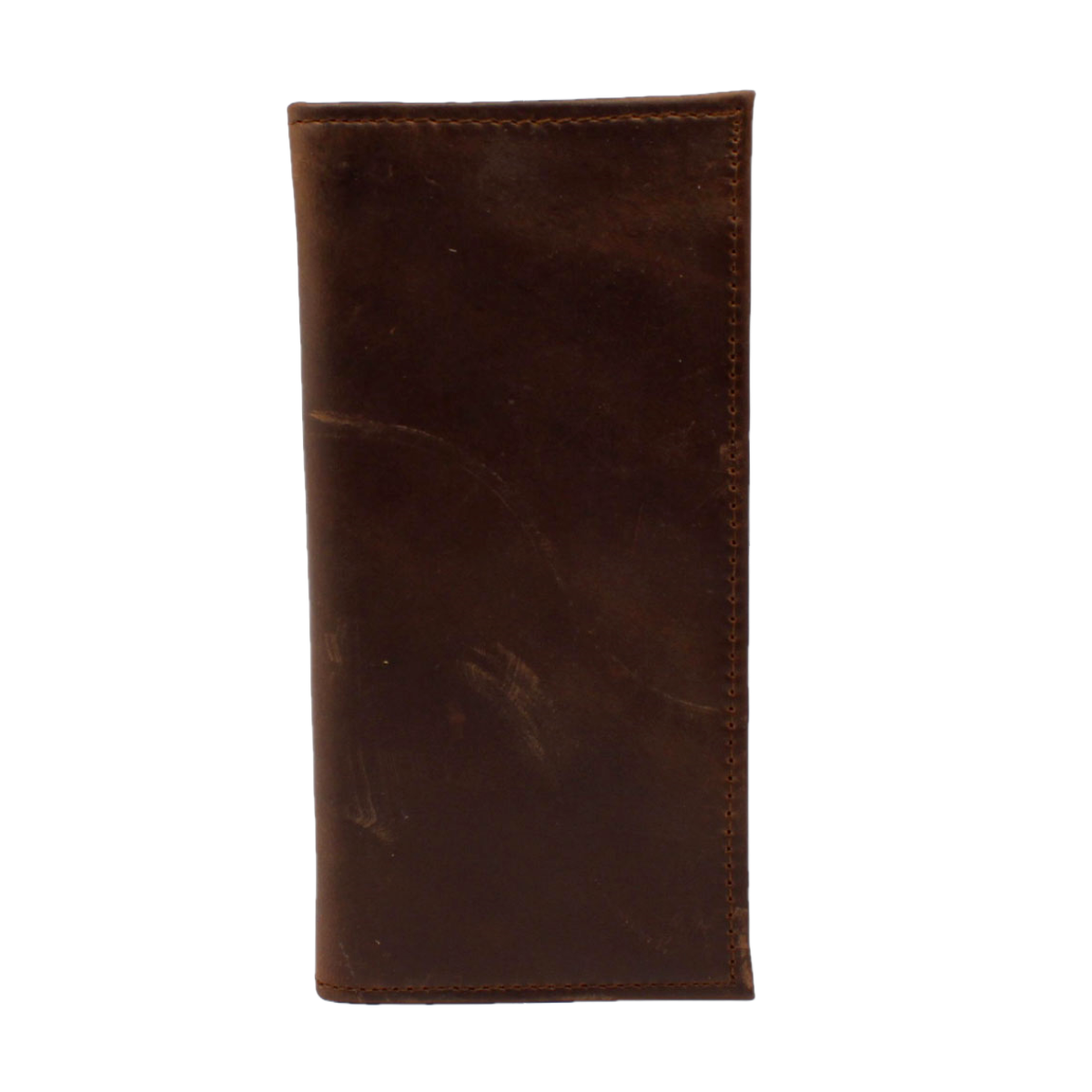 3D Men's Brown Leather Rodeo Wallet DW1024