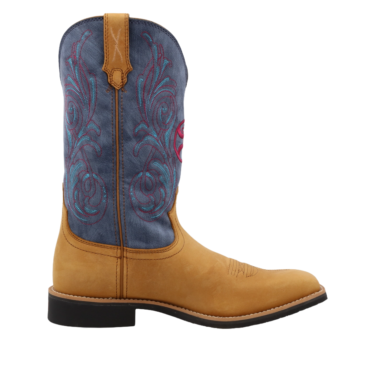 Twisted X® Men's Hooey Peanut And Teal Square Toe Boots MHY0034