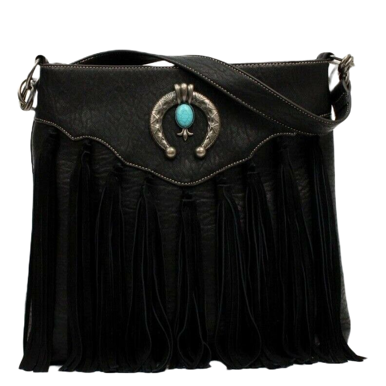 Blazin RoXX Black Leather Concealed Carry Purse N7543101