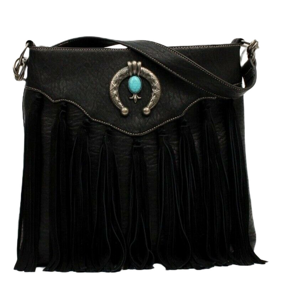 Blazin RoXX Black Leather Concealed Carry Purse N7543101