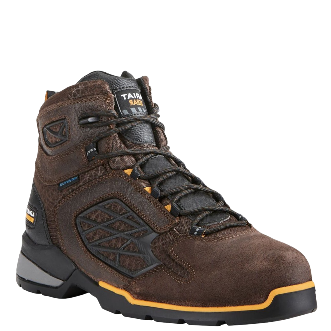 Ariat® Men's Rebar Flex H2O Chocolate Composite Toe Work Boots 10021498