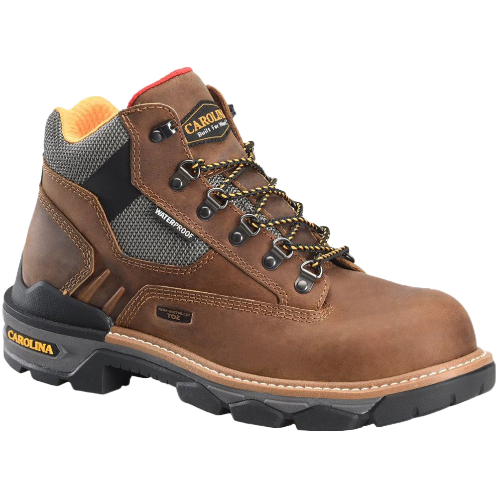 Carolina Men's 5" Constructer Waterproof Composite Toe Brown Hiker Boots CA7832