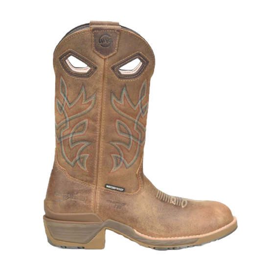 Double H® Men's 12" Cleave Composite Toe Brown Work Boots DH5422