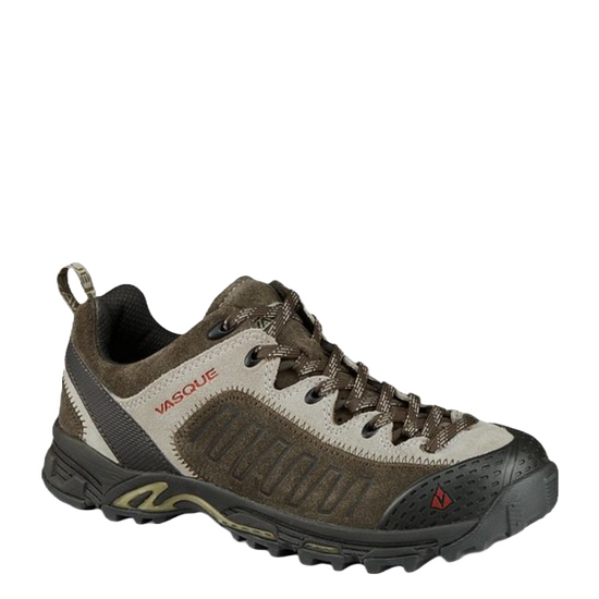 Vasque® Men's Juxt Suede Tan & Red Hiking Shoes 7000