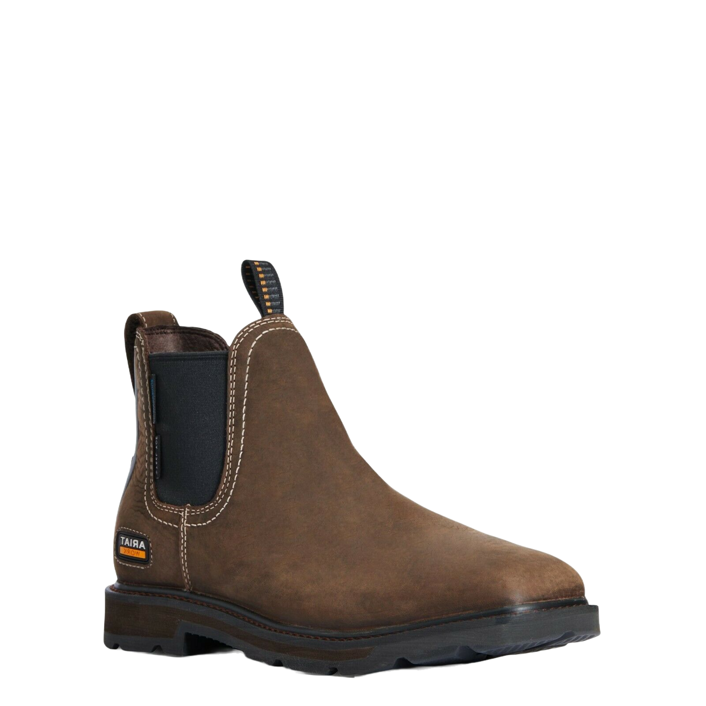 Ariat® Men's Brown Groundbreaker Chelsea Steel Toe Work Boots 10034148