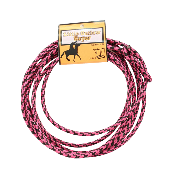 Little Outlaw Roper Children's Pink & Black Roping Rope 5010329