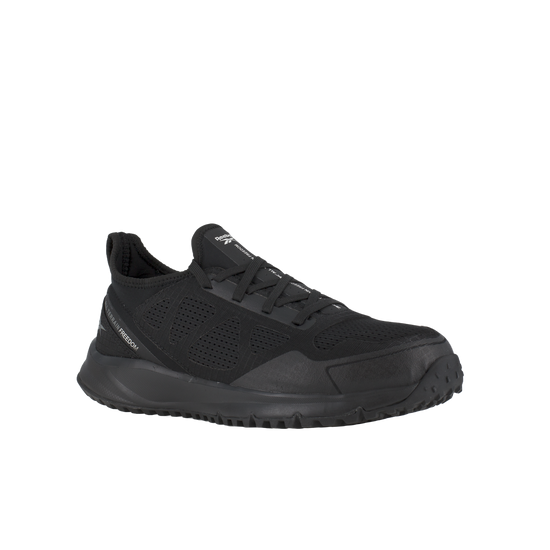 Reebok Men's All Terrain Steel Toe Black Oxford Work Shoes RB4090