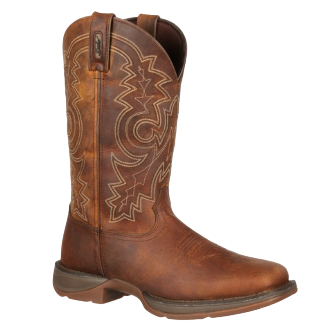 Durango® Men's Rebel™ 12" Brown Western Square Toe Boots DB4443