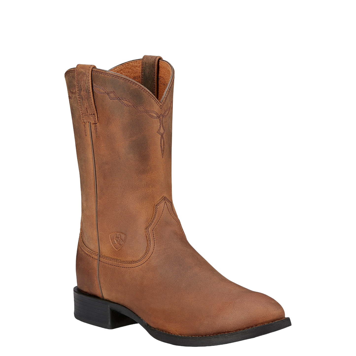 Ariat Men’s Heritage Roper Boots Distressed Brown 10002284