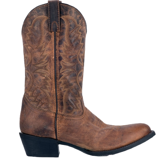 Laredo Men's Birchwood Tan Distressed Round Toe Boots 68452