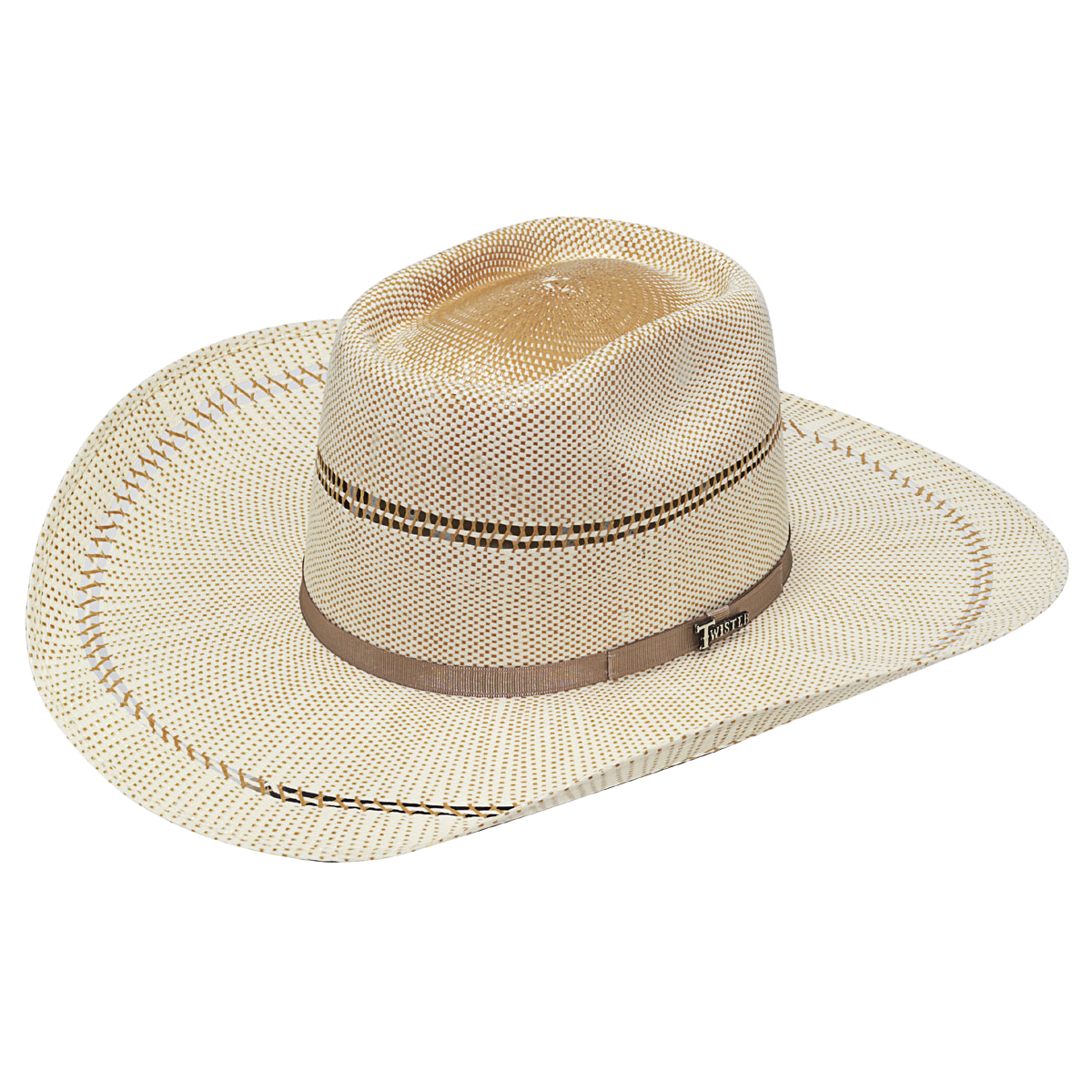 Twister Unisex Bangora Natural Straw Cowboy Hat T71225