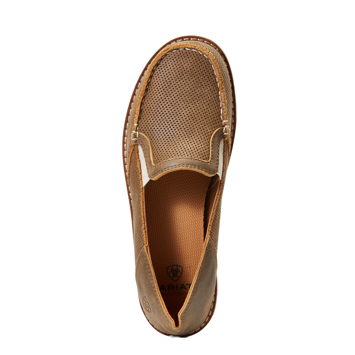 Ariat Ladies Cruiser 360 Brown Bomber Slip On Shoes 10040382