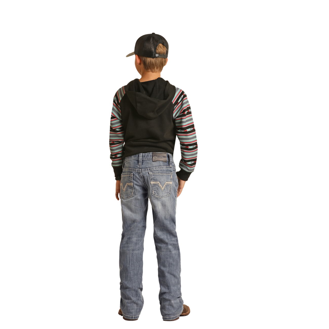 Rock & Roll Denim® Youth Boy's Medium Vintage Bootcut Jeans RRBD0BR0LE