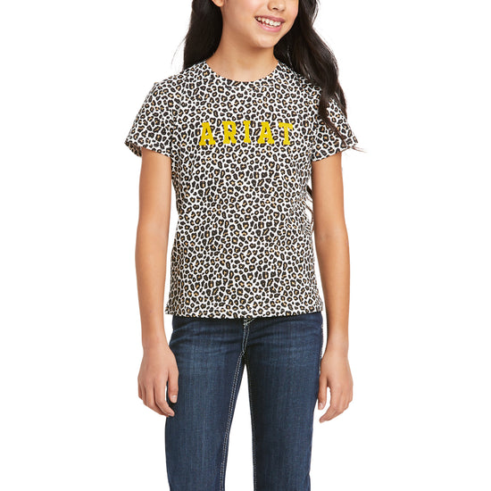Ariat Children's Real Wild Logo Leopard T-Shirt 10036337