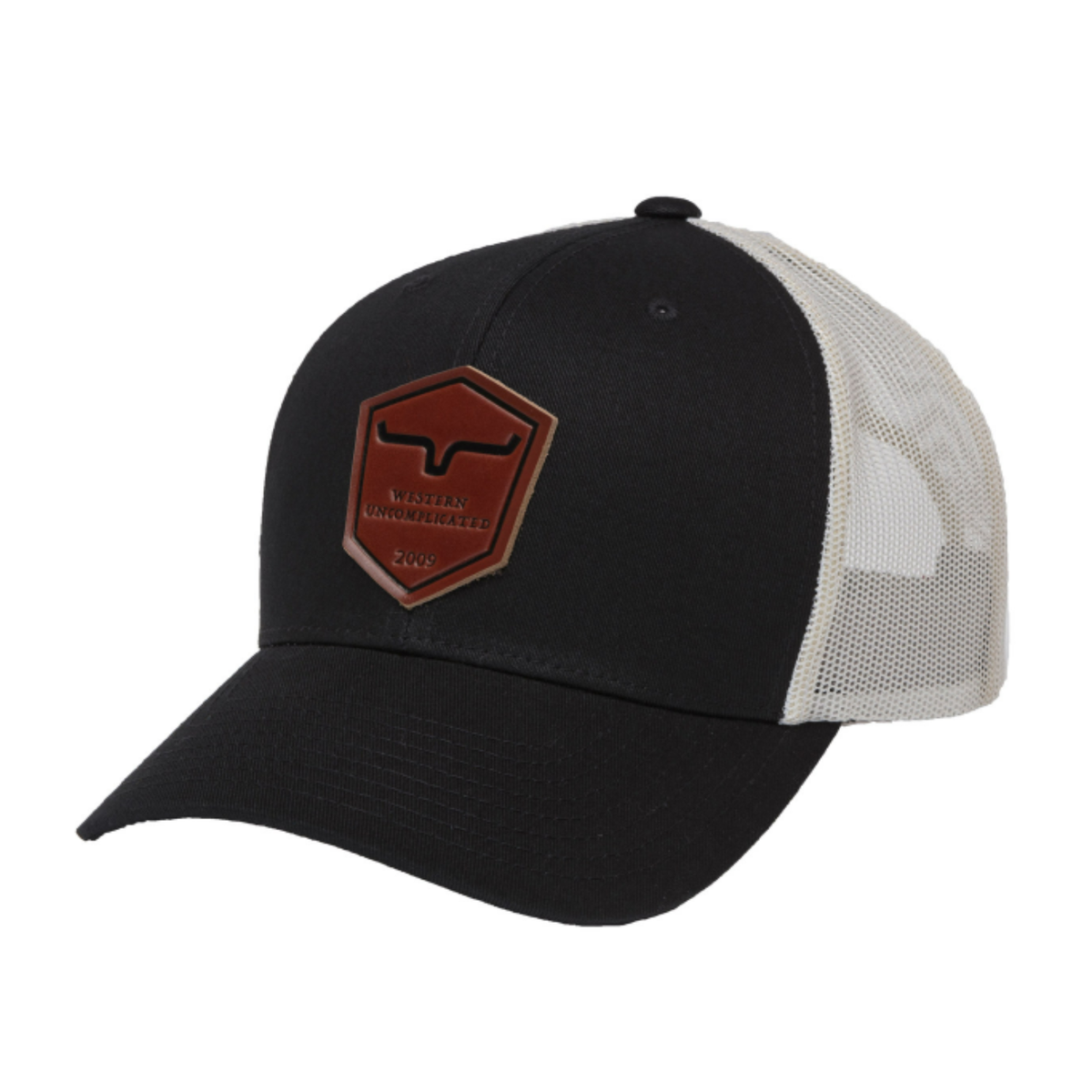 Kimes Ranch® Unisex Shielded Trucker Black Trucker Cap S22192002
