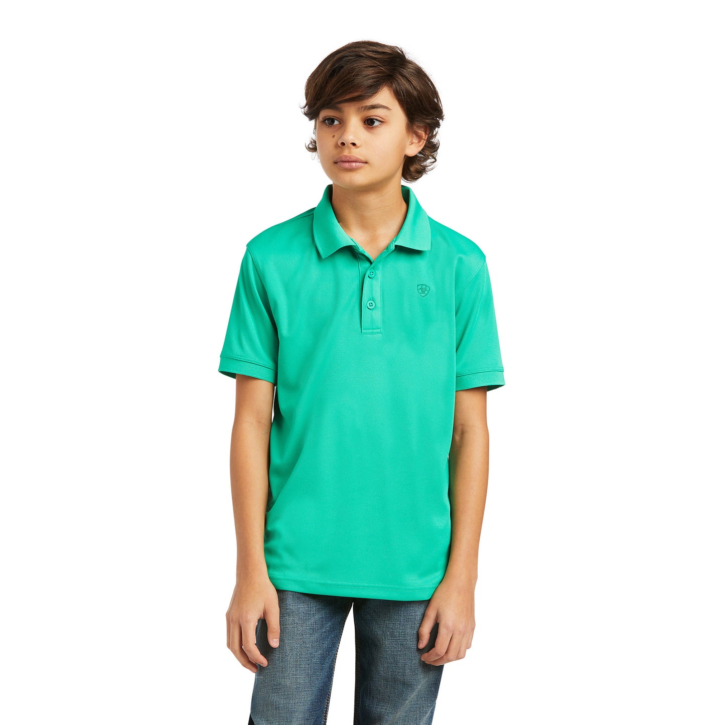 Ariat Boy's TEK Polo Mint Shirt 10039395