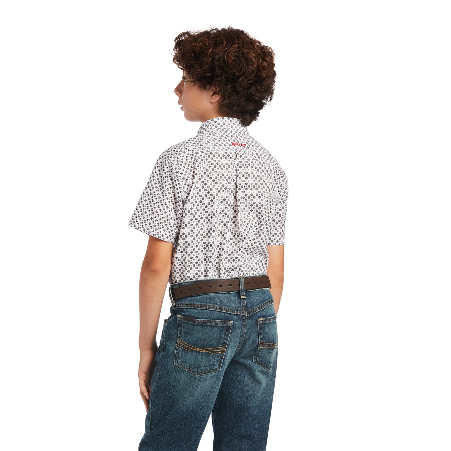 Ariat® Youth Boy's Fionn Classic White Button Down Shirt 10040741