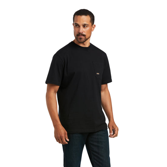 Ariat Men's Rebar Cotton Strong Mexico Pride Black T-shirt 10039620