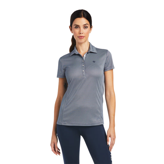 Ariat Ladies Talent Navy Blue Short Sleeve Polo Shirt 10039321