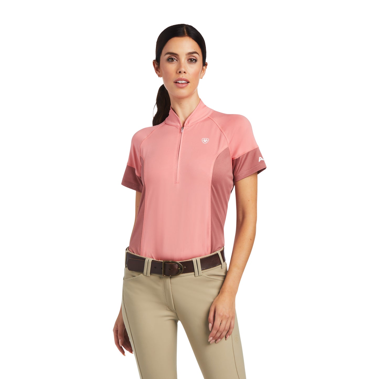 Ariat Ladies Cambria Jersey 1/4 Zip Baselayer Shirt 10039388