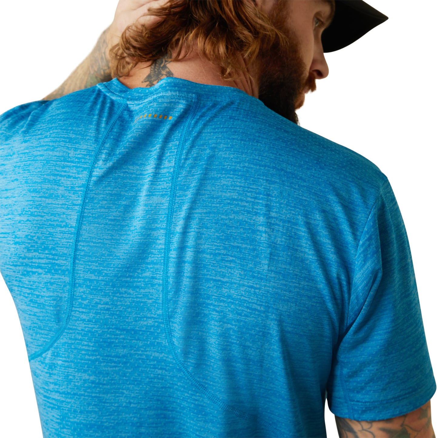 Ariat® Men's Rebar Evolution Athletic Fit Scuba Blue T-Shirt 10043325