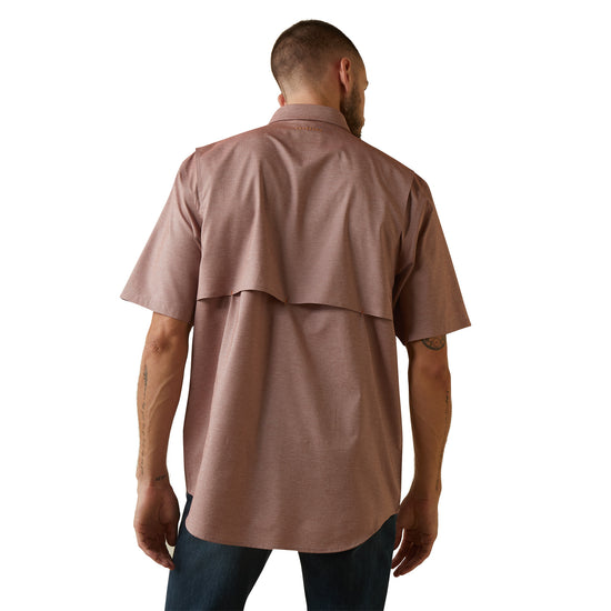 Ariat® Men's Rebar Made Tough VentTEK DuraStretch™ Brown Shirt 10043579