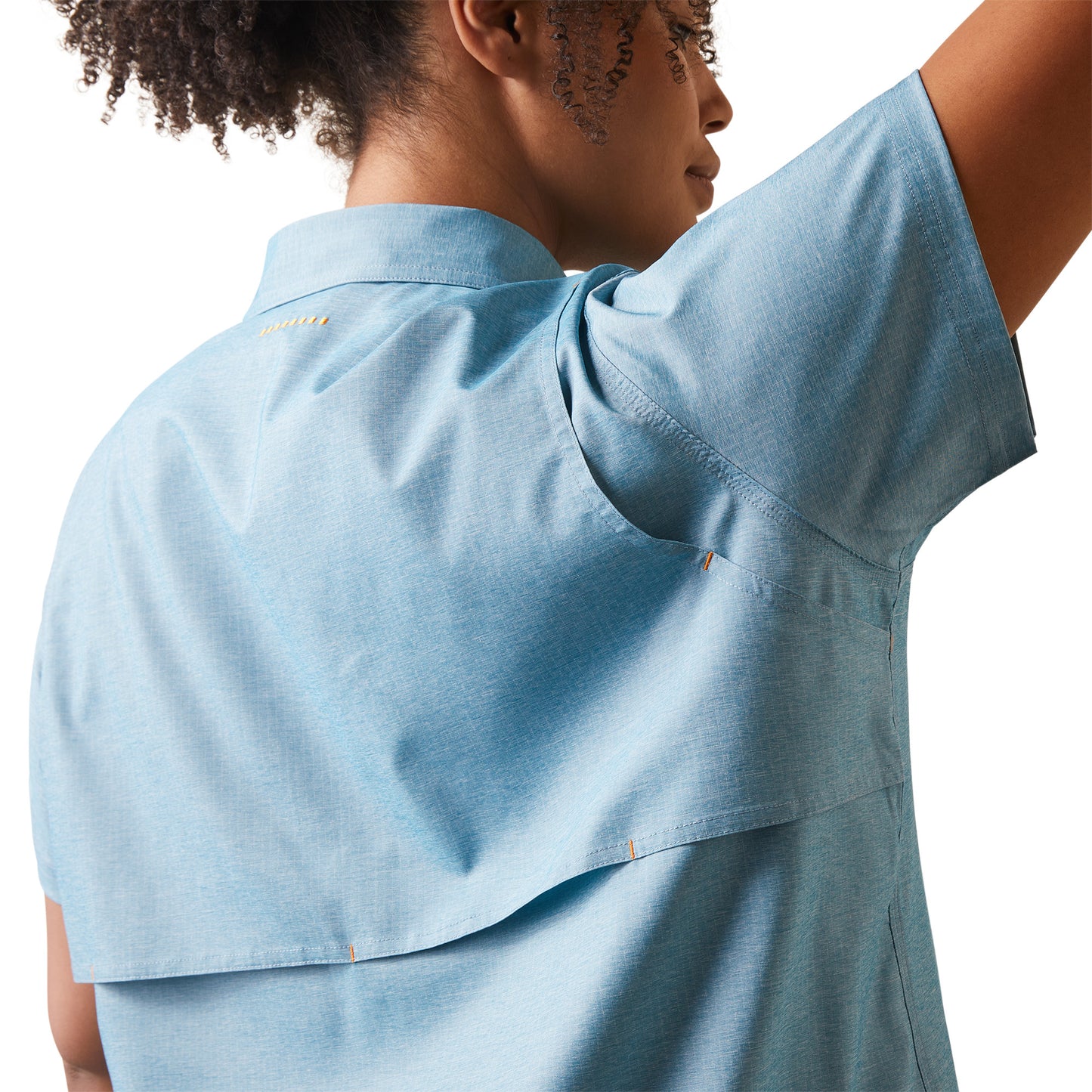 Ariat® Ladies Rebar Made Tough VentTEK DuraStretch™ Blue Shirt 10043773