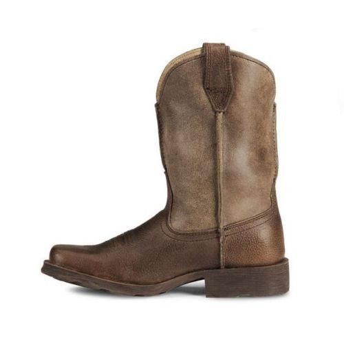 Ariat Childrens Earth Brown Rambler Western Boots 10007602 - Wild West Boot Store