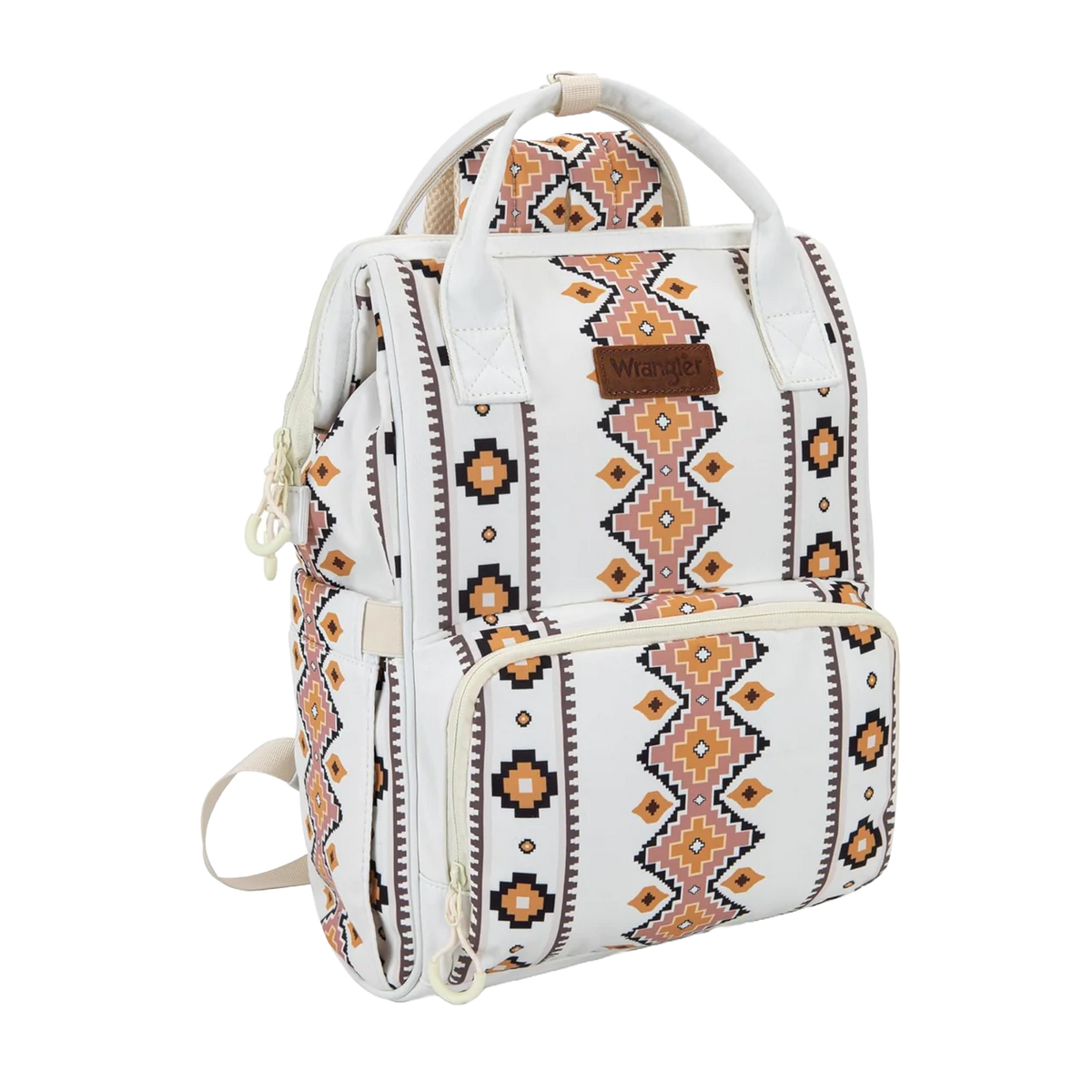 Wrangler Aztec Printed White Callie Backpack WG22049110TN Wild West