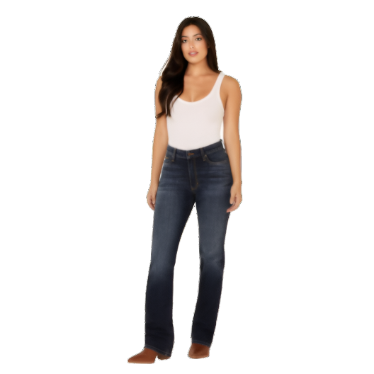 Kimes Ranch Ladies Sarah High Rise Slim Bootcut Denim Jeans WJ-19118