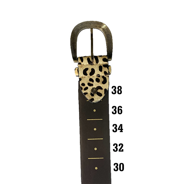 Diba True Small Cheetah Print Hair-On Belt DB3508-CHE