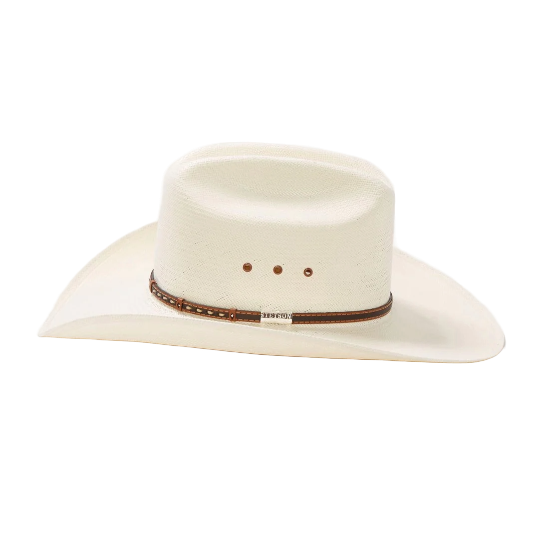 Stetson Men's Gunfighter 10X Natural Straw Cowboy Hat SSGNFT-6642