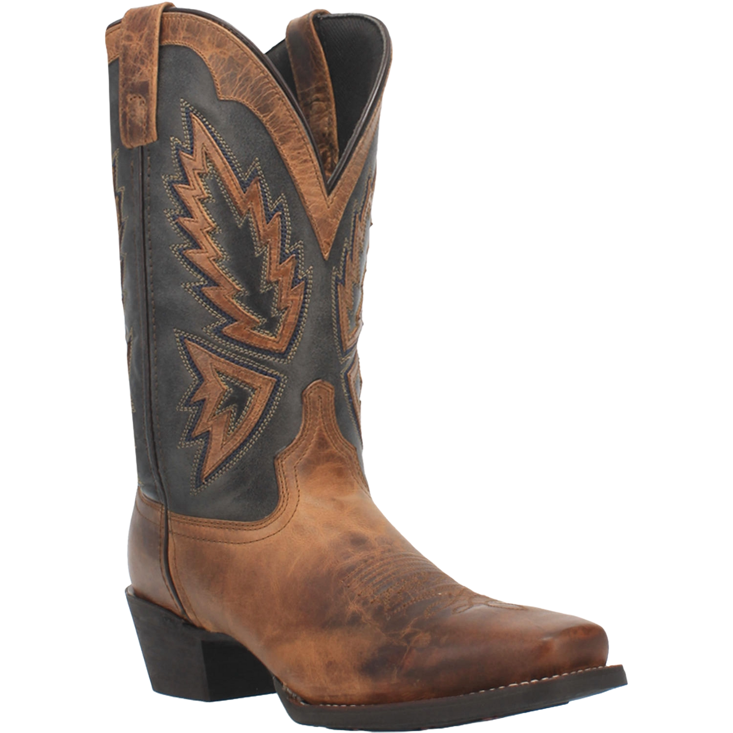 Laredo Men's Seaver Tan & Blue Western Boots 68328