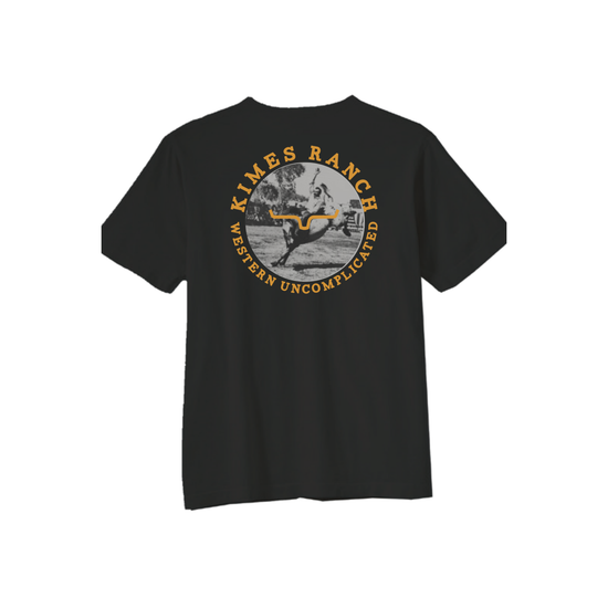 Kimes Ranch Men's 1956 Rodeo Graphic Western Black T-Shirt MSH0000118-BK001