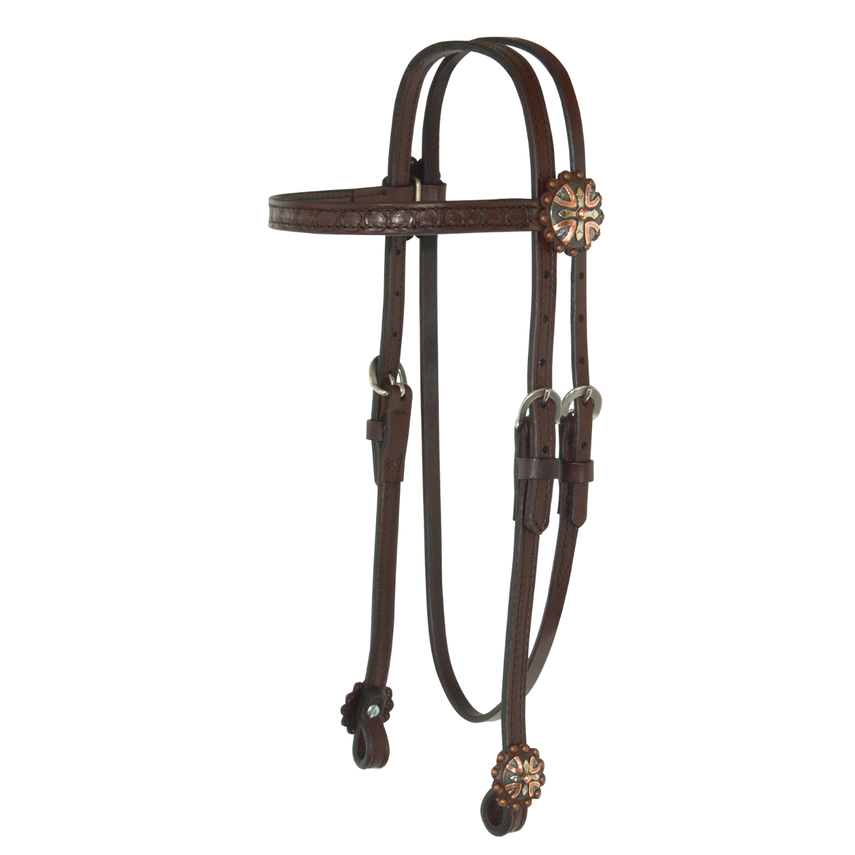 Circle Y Copper Mine Browband Headstall