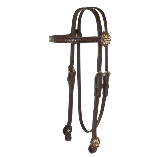 Circle Y Copper Mine Browband Headstall