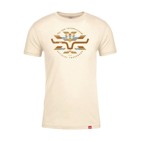 Kimes Ranch Men's Circular Serape Western Beige T-Shirt MSH0000168-BE006