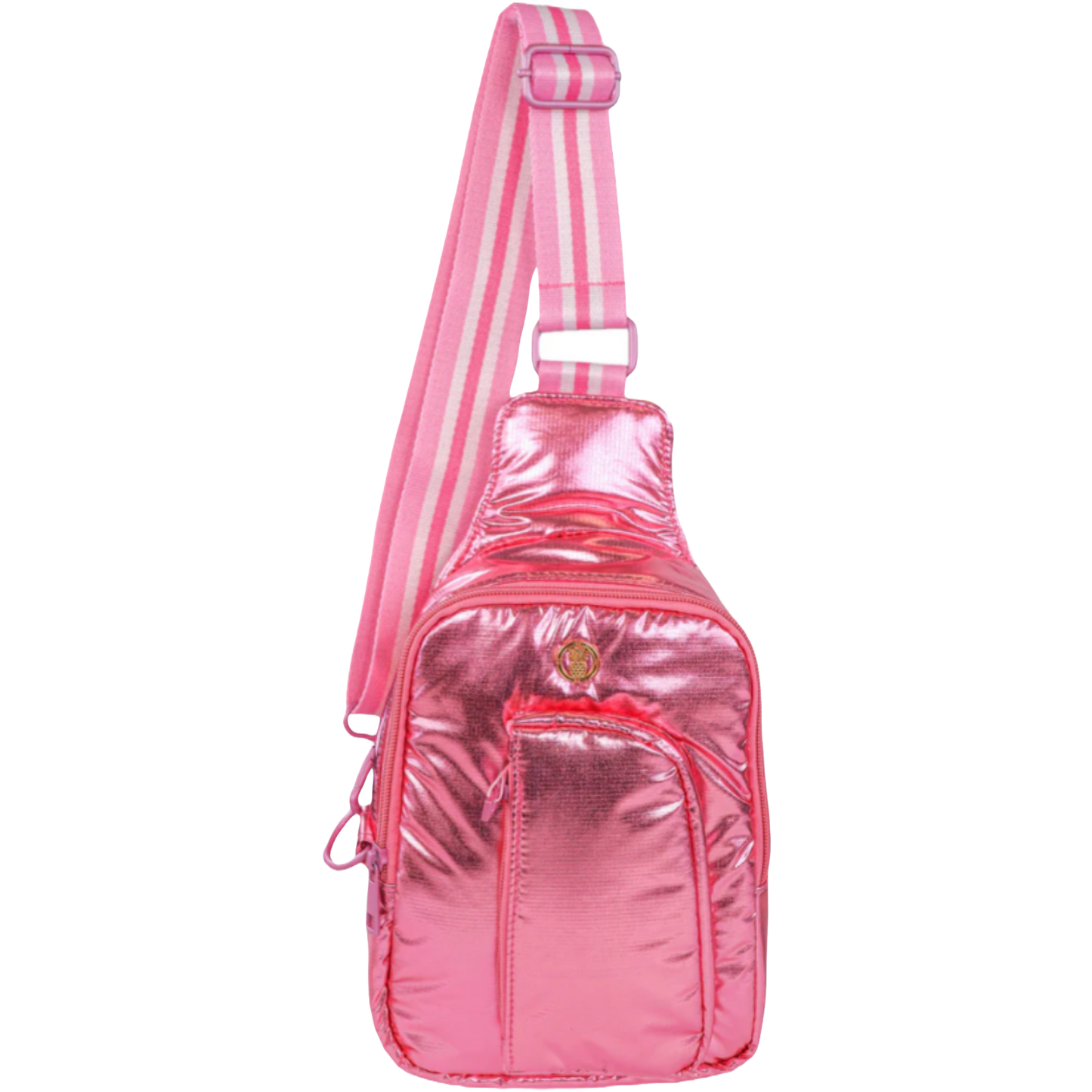 Simply Southern Ladies Solid Pink Sling Crossbody Bag 0214-BAG-SLING-SLD-PINK