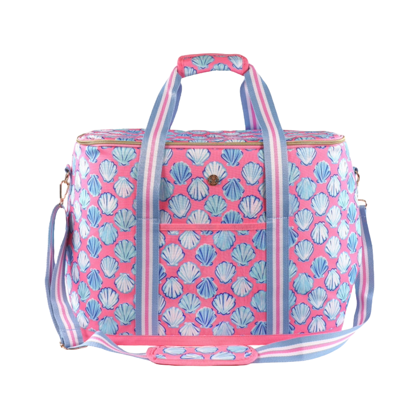 Simply Southern Shell Pink Cooler Tote Bag 0214-COOLER-TOTE-SHELL