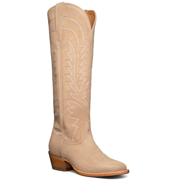 VIAVANDA VIA WESTERN BOOTS ベージュ Tecovas Ladies The Abby Driftwood Suede Western Boot 20029DRW