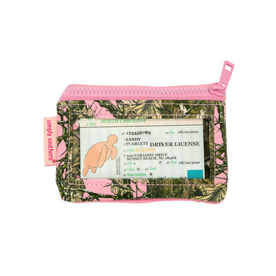 Simply Southern Ladies Pink Camo Keychain ID Wallet 0225-BAG-IDWLT-CAMOPNK