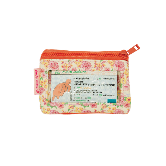 Simply Southern Light Bloom Keychain ID Wallet 0225-BAG-IDWLT-LTBLM