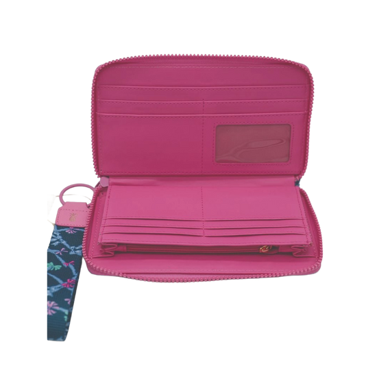 Simply Southern Blue & Pastel Ribbons Phone Wallet / Wristlet 0225-BAG-WLT-RBBN