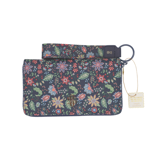 Simply Southern Space Flower Pattern Phone Wallet / Wristlet 0225-BAG-WLT-SPCFLR