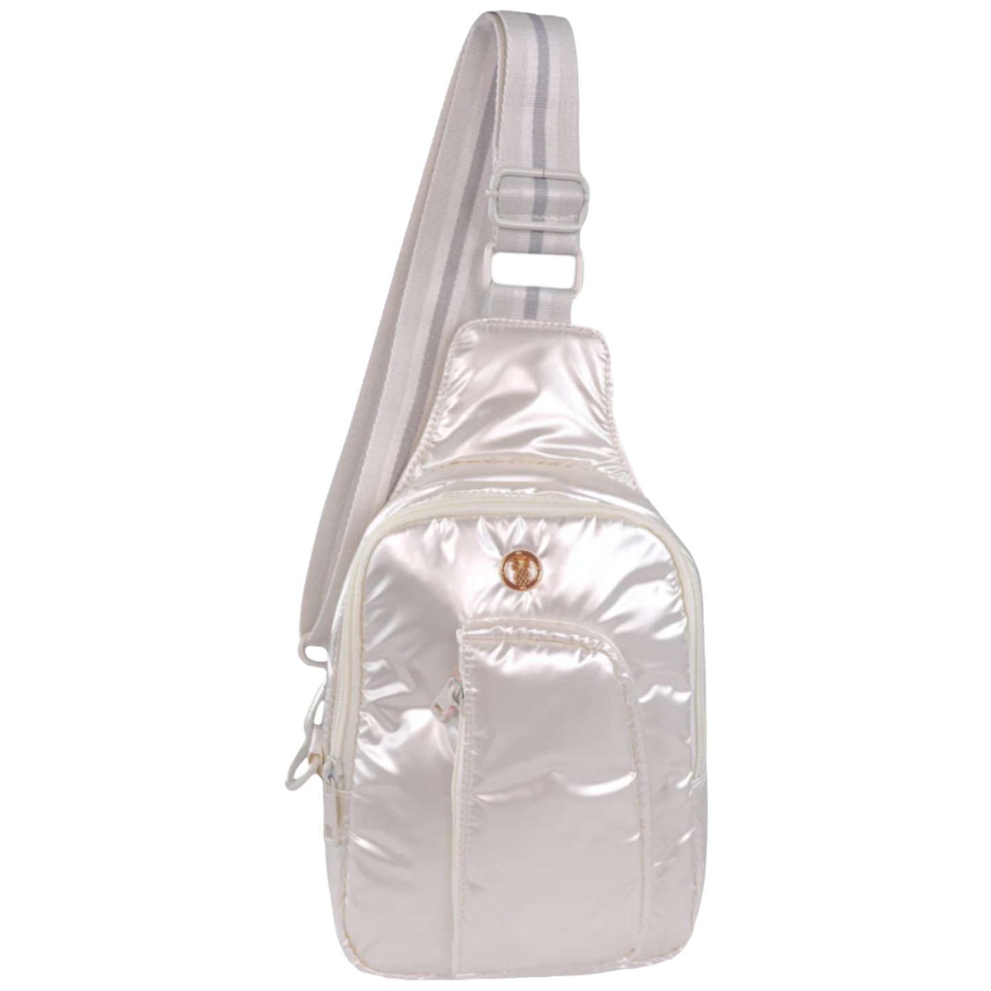 Simply Southern Ladies Solid White Sling Crossbody Bag 0214-BAG-SLING-SLD-WHITE