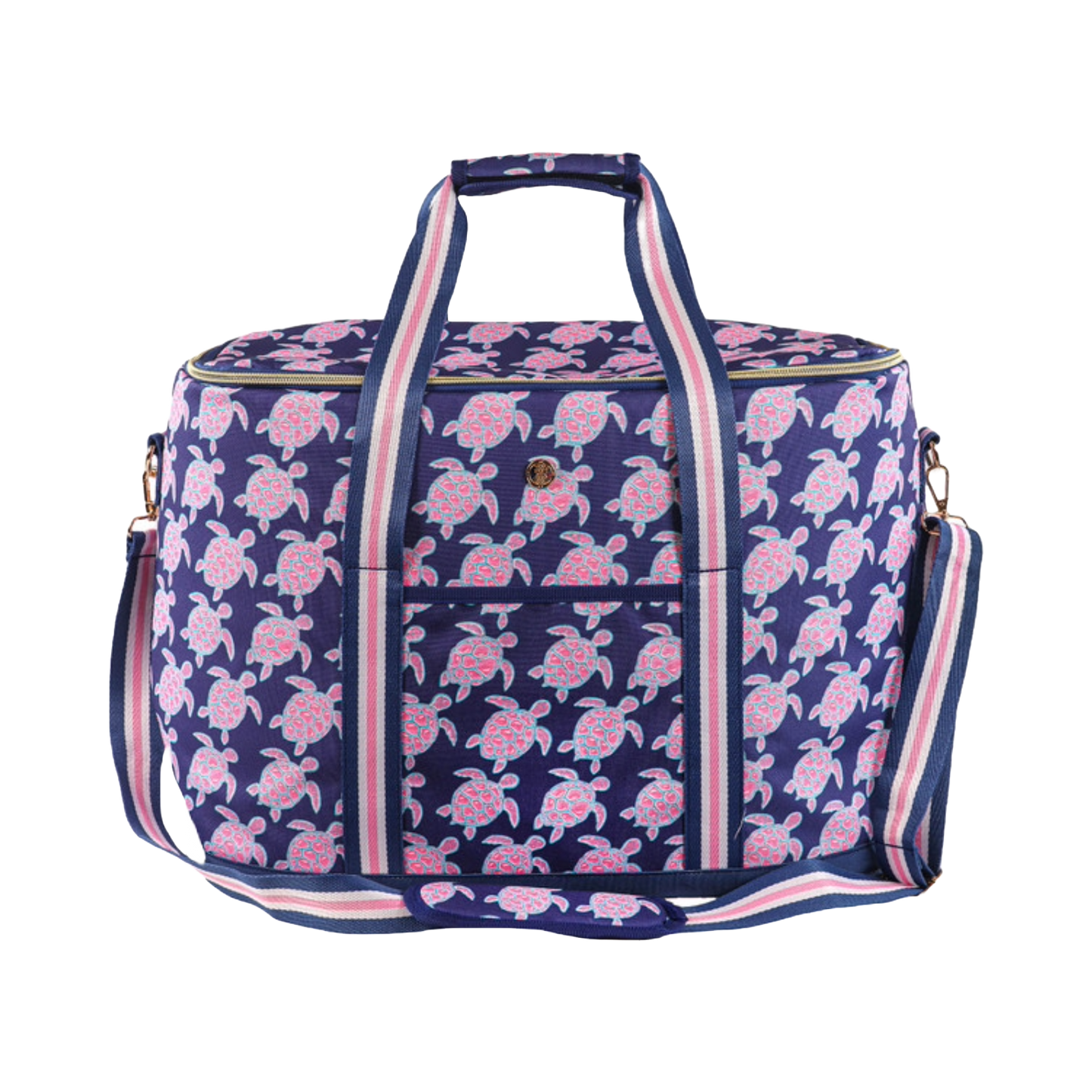 Simply Southern Turtle Navy Cooler Tote Bag 0124-COOLER-TOTE-TRTLNVY