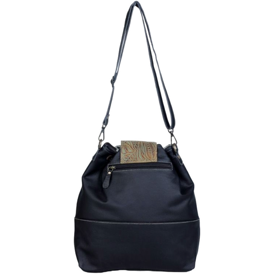 Myra Bag Ladies Alpha Leather & Hairon Western Shoulder Bag S-3377