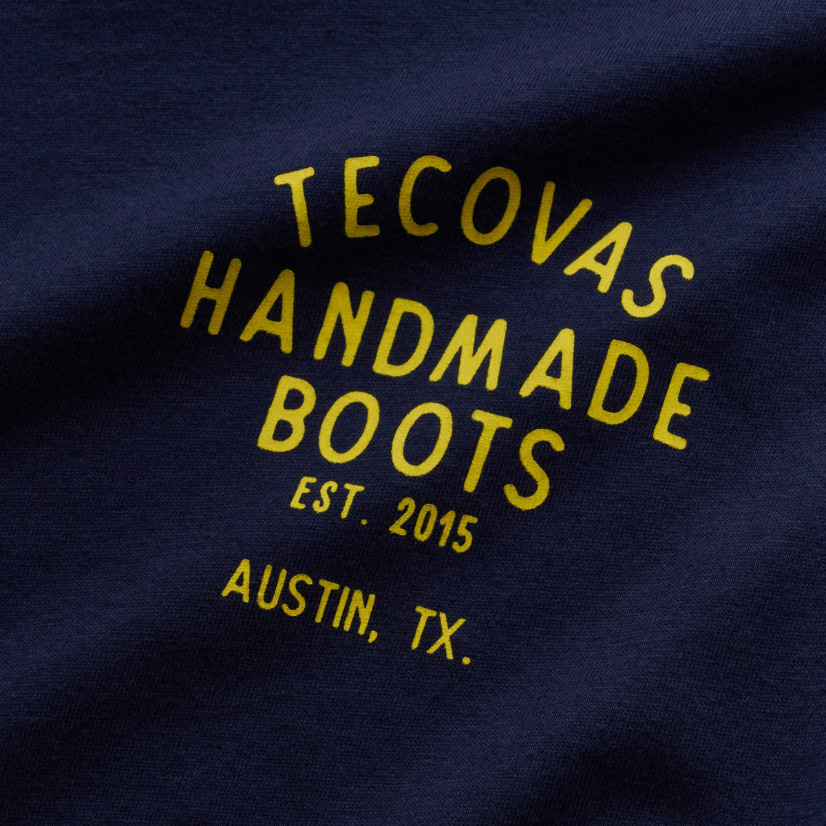 Working Point Icon Tecovas Men's Handmade Western Graphic Navy T-Shirt 40218NVY