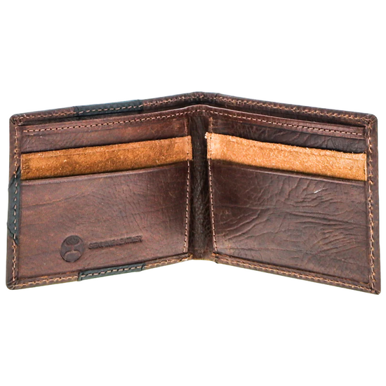 Hooey Kai Brown & Black Western Bifold Wallet HFBF031-BRBK